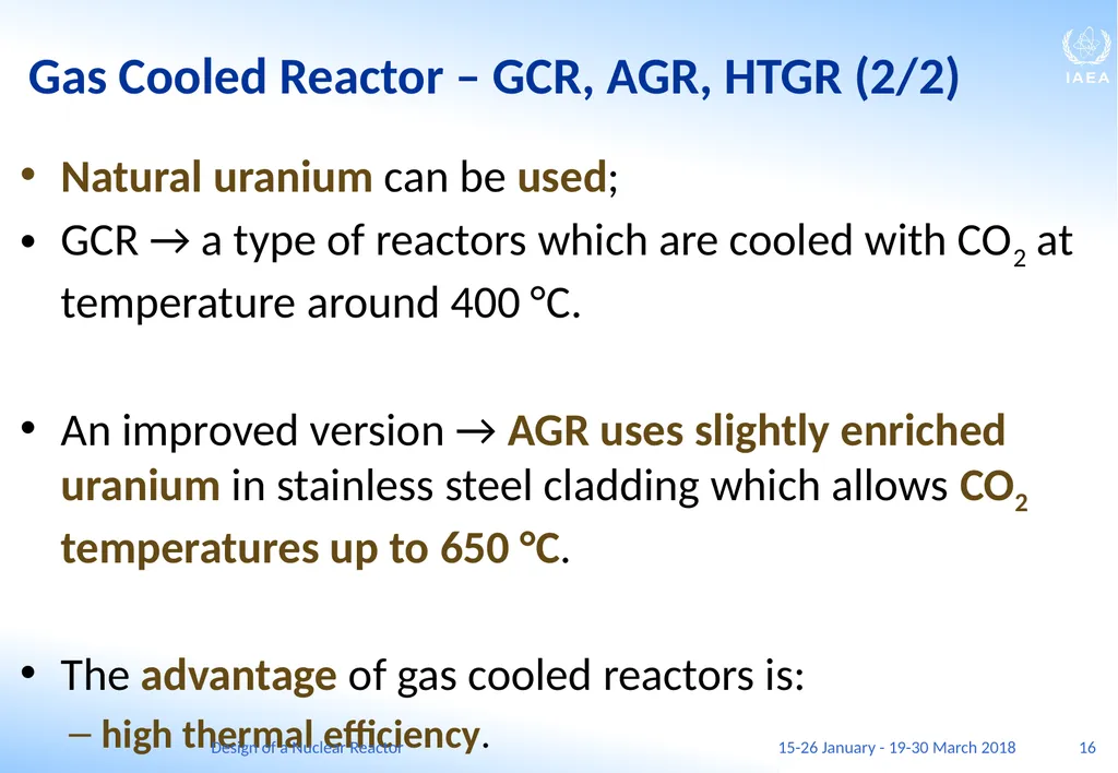 Design of a Nuclear Reactor Jay Hopkins IAEA - slide 16 of 107