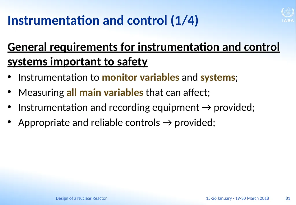Design of a Nuclear Reactor Jay Hopkins IAEA - slide 81 of 107
