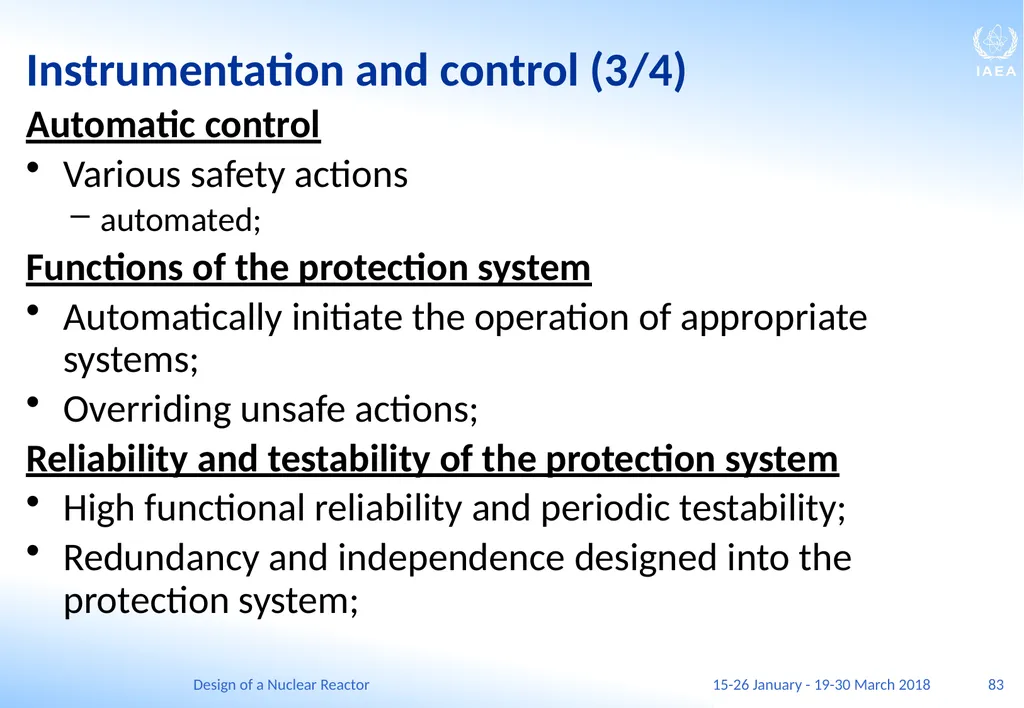 Design of a Nuclear Reactor Jay Hopkins IAEA - slide 83 of 107