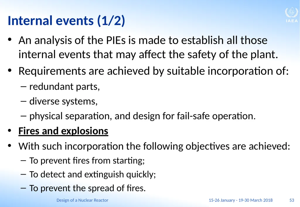 Design of a Nuclear Reactor Jay Hopkins IAEA - slide 53 of 107