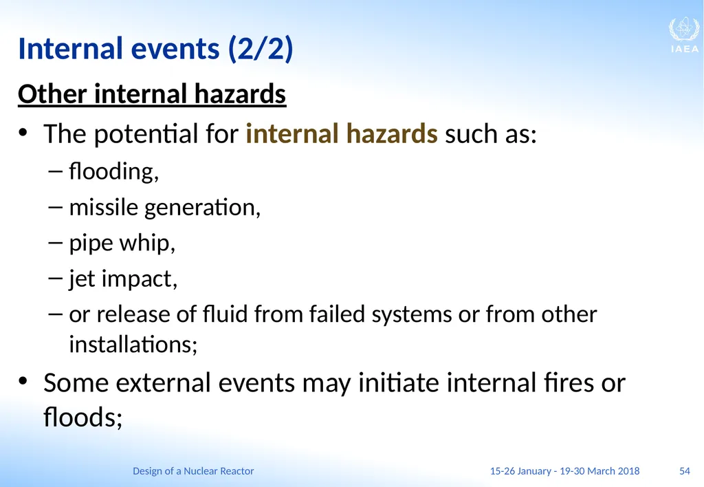 Design of a Nuclear Reactor Jay Hopkins IAEA - slide 54 of 107