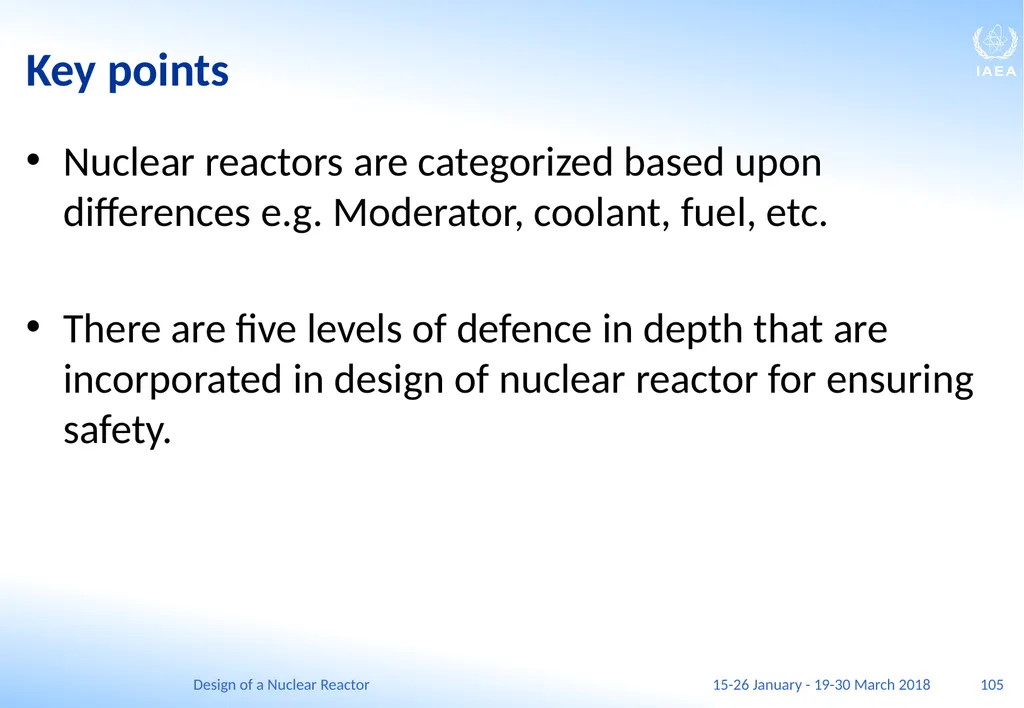 Design of a Nuclear Reactor Jay Hopkins IAEA - slide 105 of 107