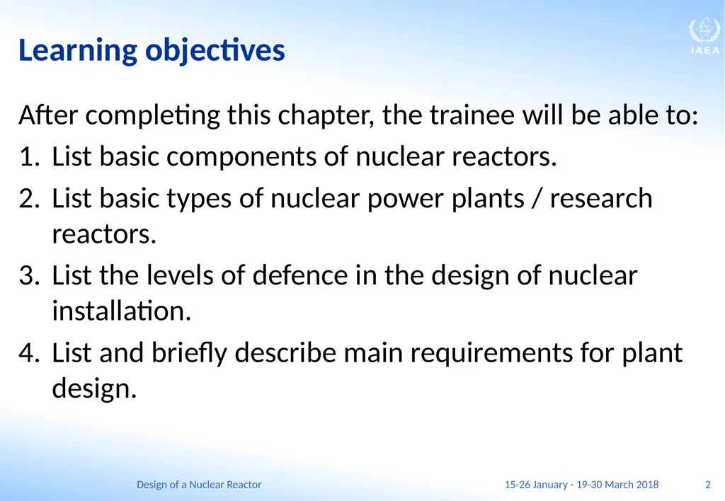 Design of a Nuclear Reactor Jay Hopkins IAEA - slide 2 of 107