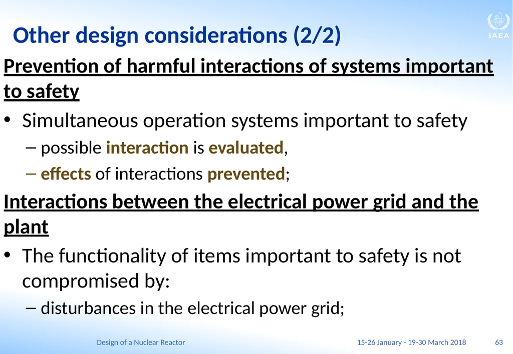 Design of a Nuclear Reactor Jay Hopkins IAEA - slide 63 of 107