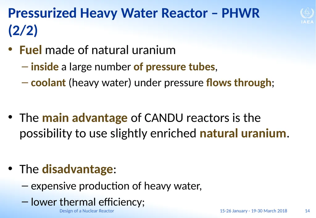 Design of a Nuclear Reactor Jay Hopkins IAEA - slide 14 of 107