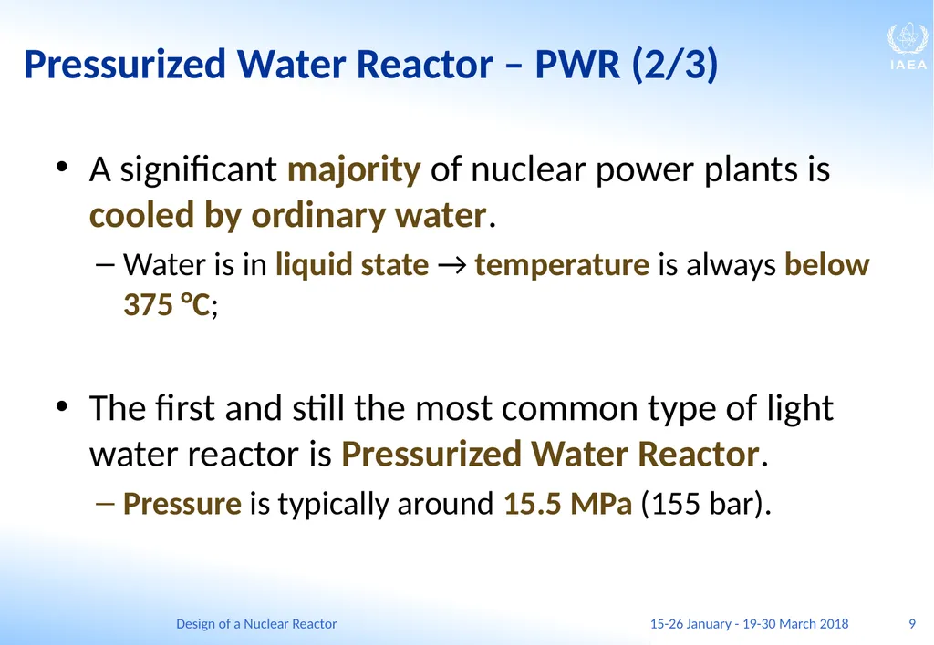 Design of a Nuclear Reactor Jay Hopkins IAEA - slide 9 of 107