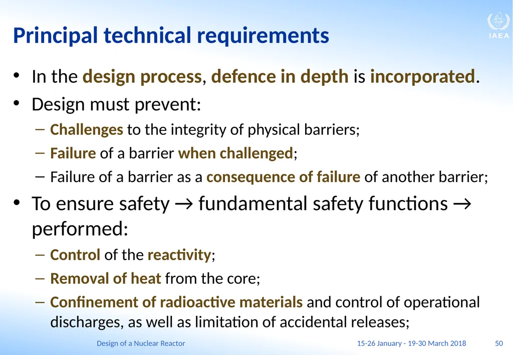 Design of a Nuclear Reactor Jay Hopkins IAEA - slide 50 of 107