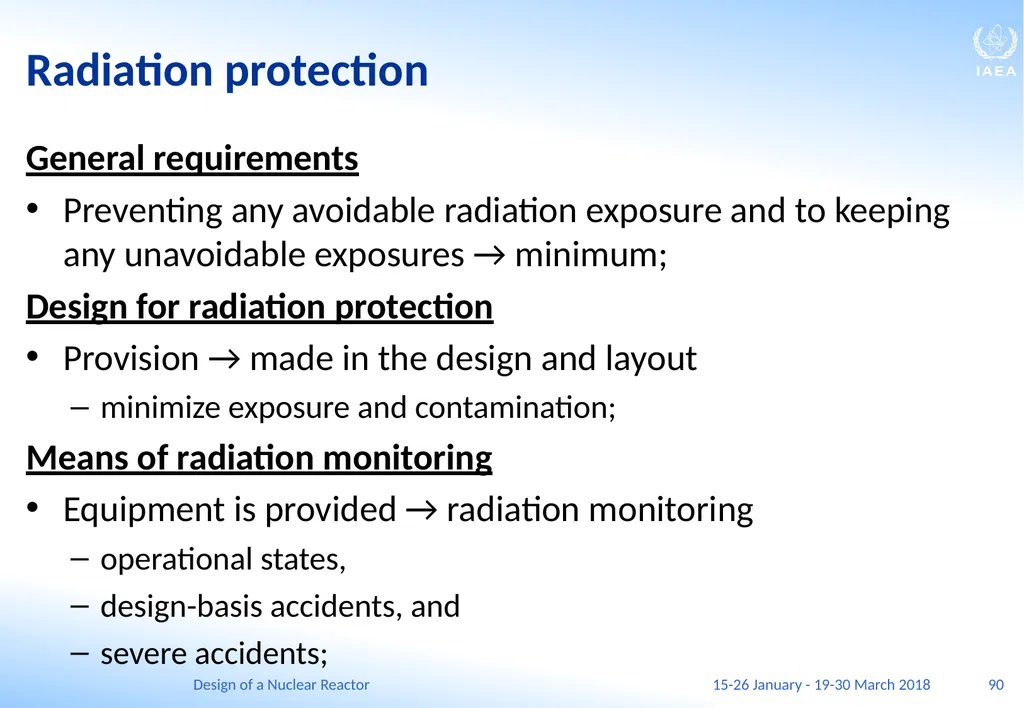 Design of a Nuclear Reactor Jay Hopkins IAEA - slide 90 of 107