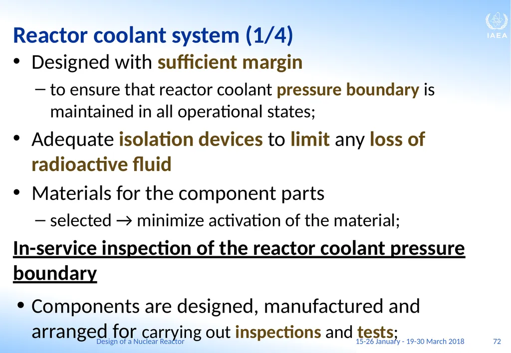 Design of a Nuclear Reactor Jay Hopkins IAEA - slide 72 of 107
