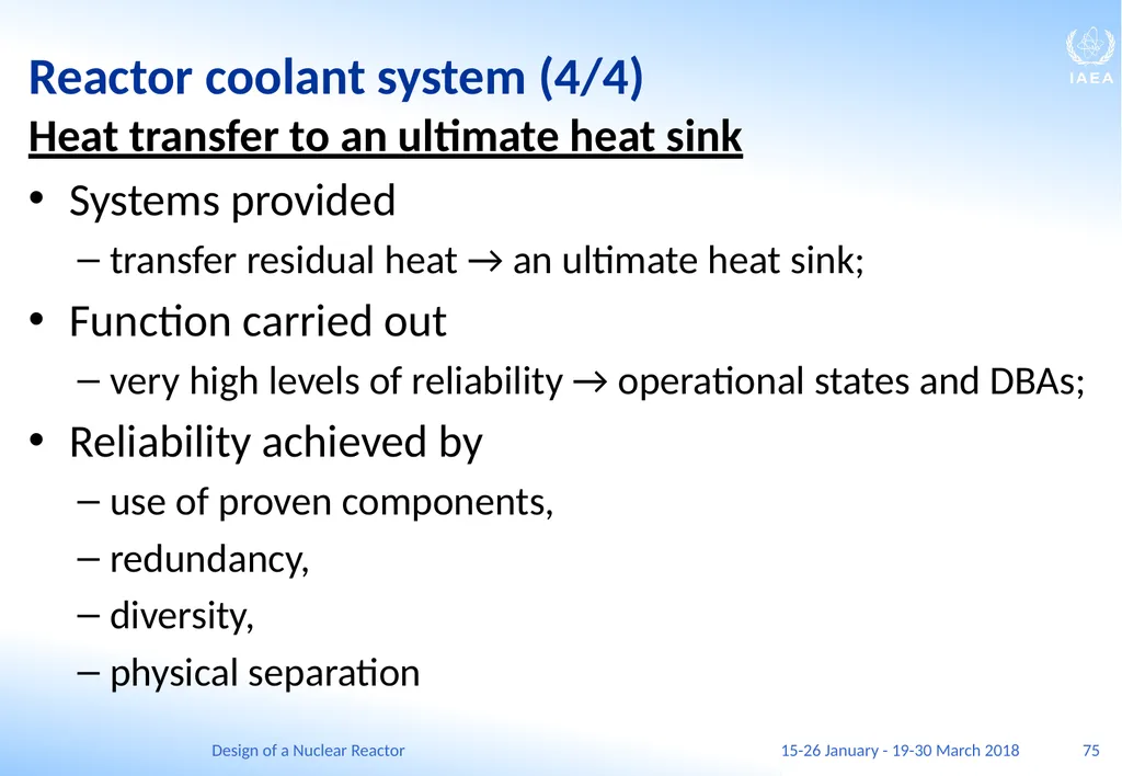 Design of a Nuclear Reactor Jay Hopkins IAEA - slide 75 of 107