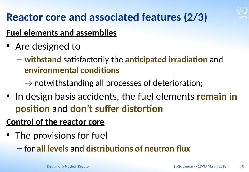Design of a Nuclear Reactor Jay Hopkins IAEA - slide 70 of 107