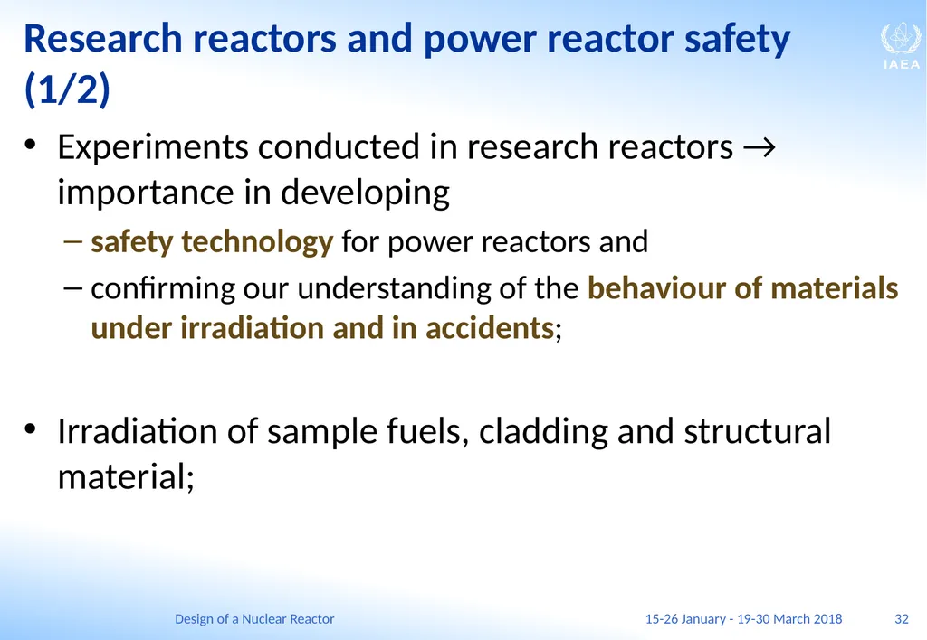 Design of a Nuclear Reactor Jay Hopkins IAEA - slide 32 of 107