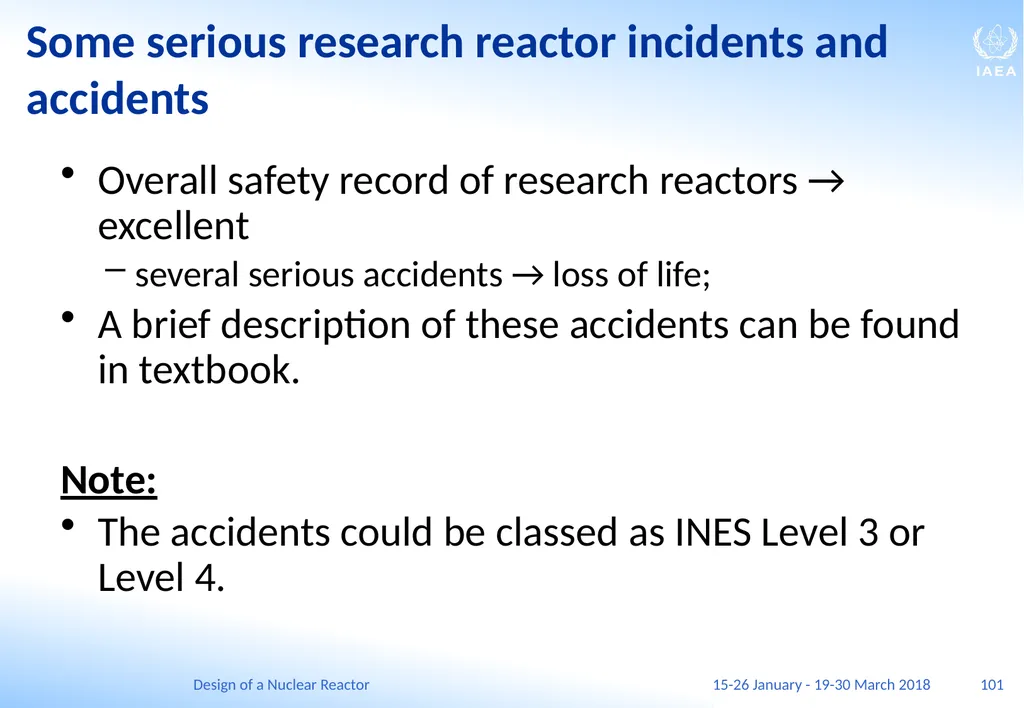 Design of a Nuclear Reactor Jay Hopkins IAEA - slide 101 of 107