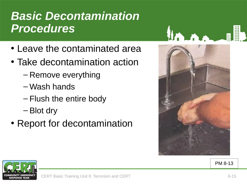 CERT Basic Training Terrorism and CERT CERT Basic - slide 17 of 22