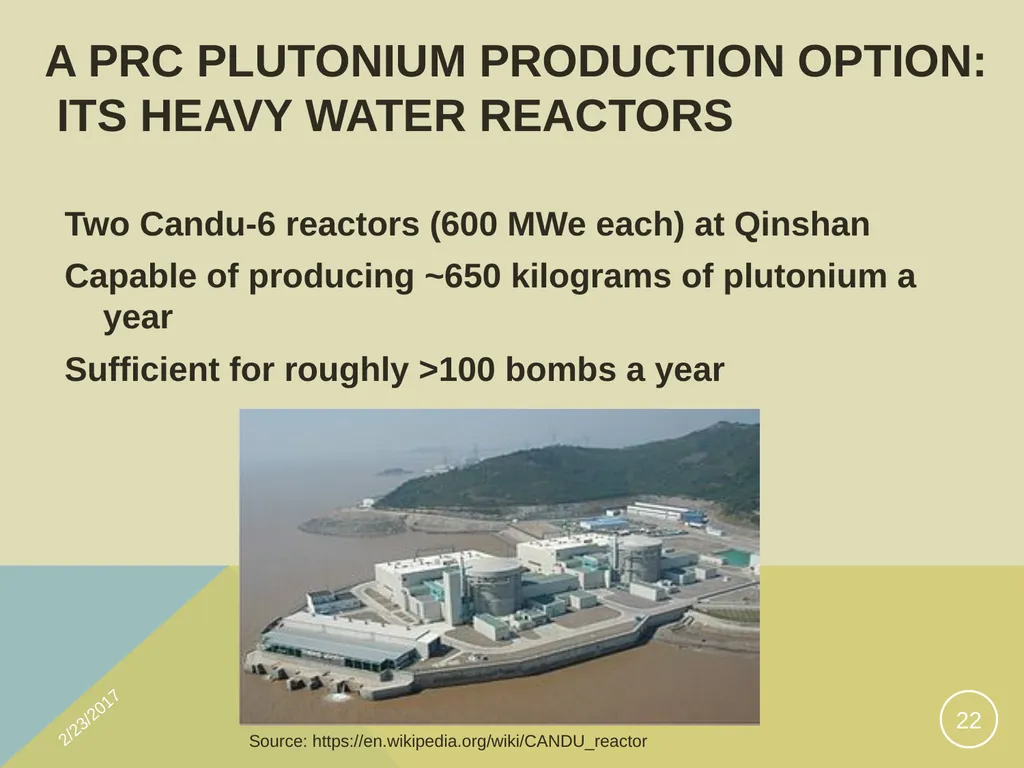 Washington's view of Japan’s Plutonium Program A - slide 22 of 28
