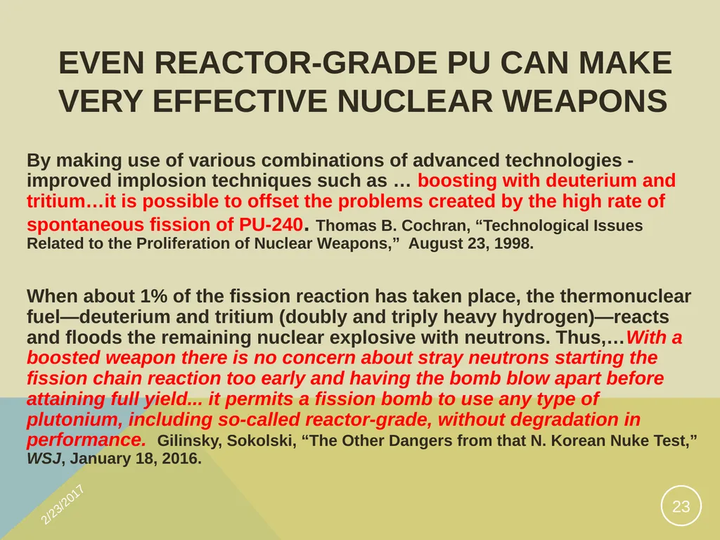 Washington's view of Japan’s Plutonium Program A - slide 23 of 28
