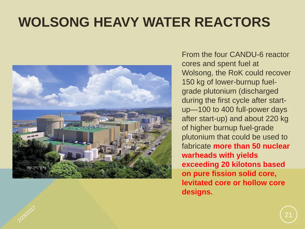 Washington's view of Japan’s Plutonium Program A - slide 21 of 28