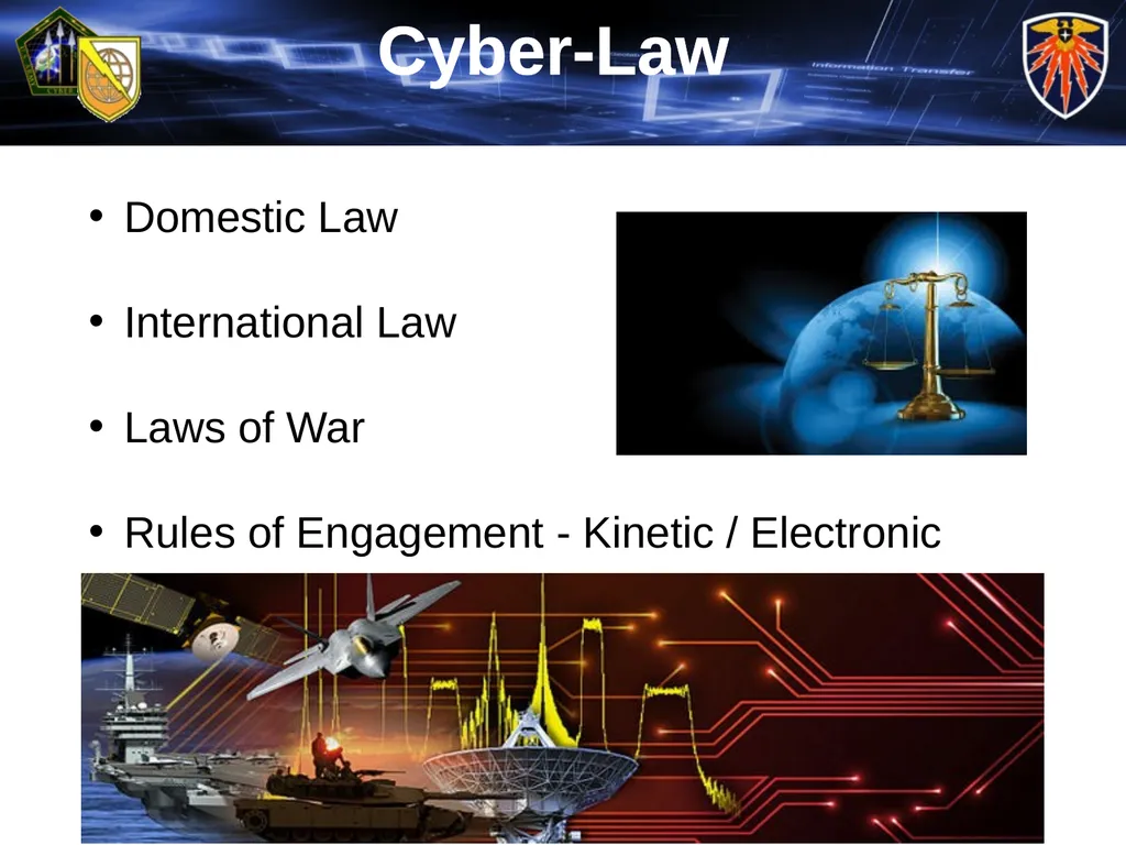 Cyber-Warfare: The Future is Now! Agenda BLUF - - slide 12 of 14
