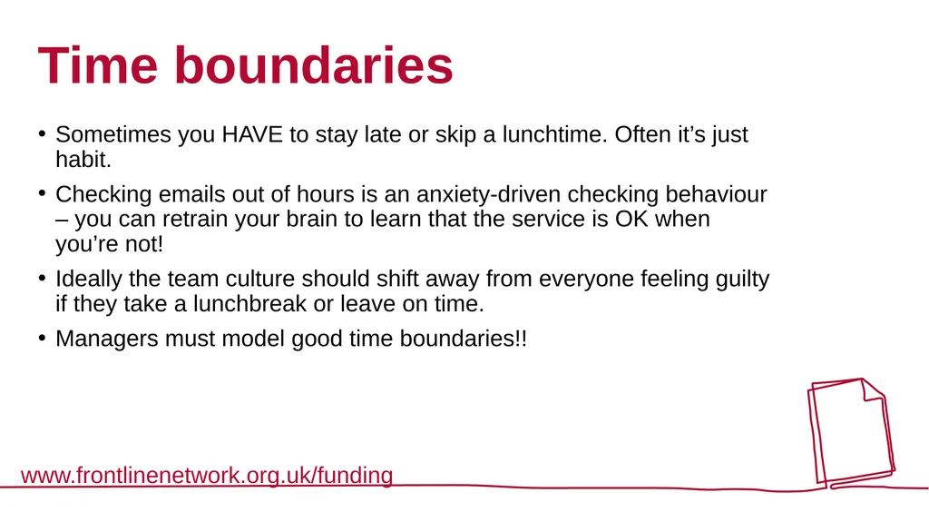 Frontline Network Boundaries Webinar Delivered by: - slide 9 of 18