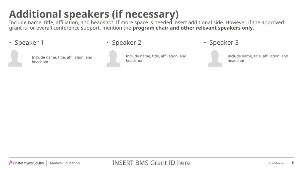 BMS Medical Education Outcomes Report Template - slide 5 of 18