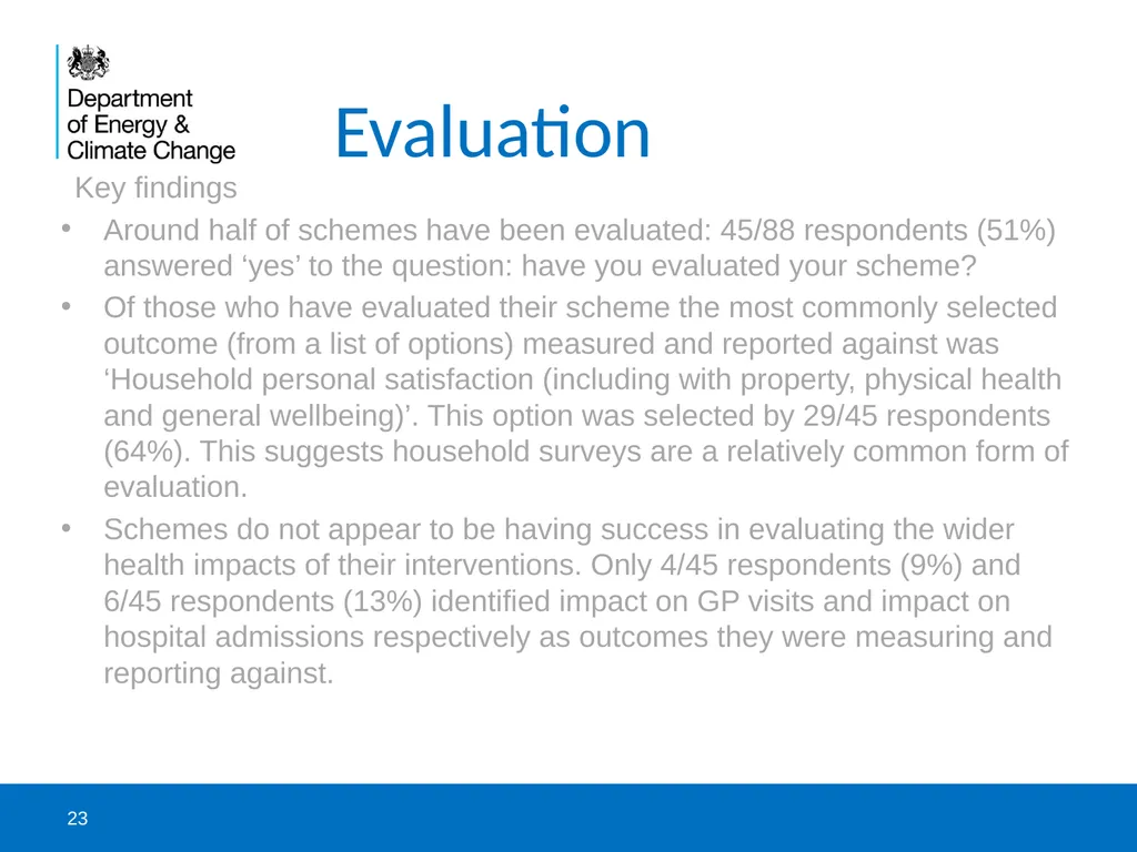 DECC and NEA survey to catalogue health-related - slide 23 of 23