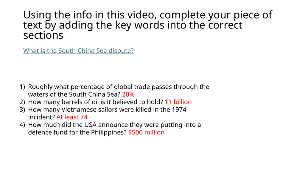 Starter What is the link between these - slide 13 of 30