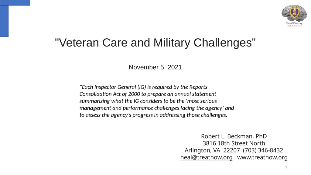 Robert L. Beckman, PhD 3816 18th Street North