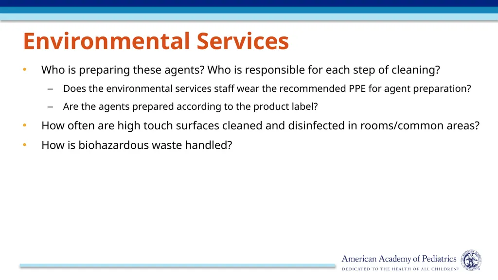 Infection Prevention and Control: Risk Recognition - slide 14 of 21