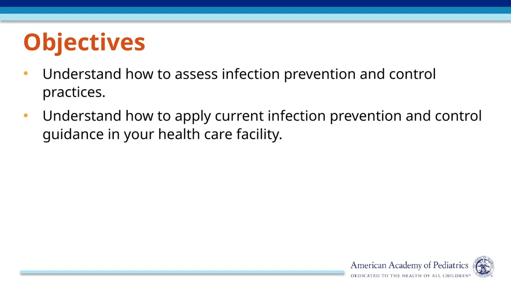 Infection Prevention and Control: Risk Recognition - slide 4 of 21