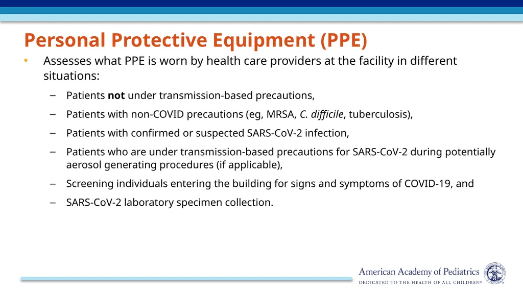 Infection Prevention and Control: Risk Recognition - slide 10 of 21