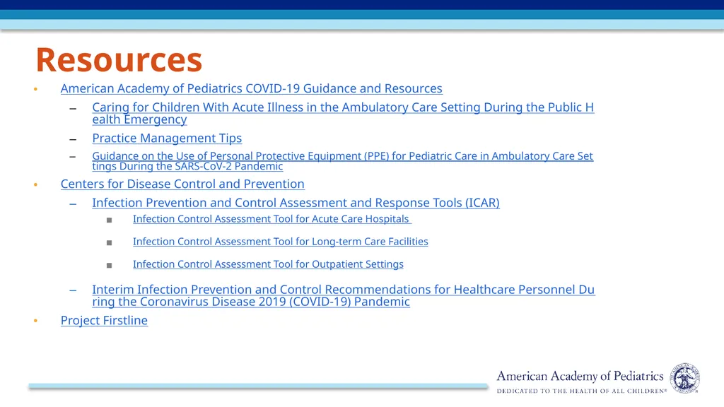 Infection Prevention and Control: Risk Recognition - slide 21 of 21