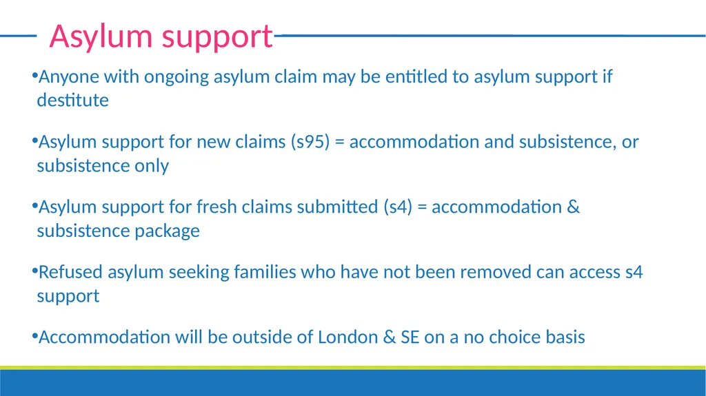 Undocumented migrants - Entitlements Bethan Lant - slide 6 of 19