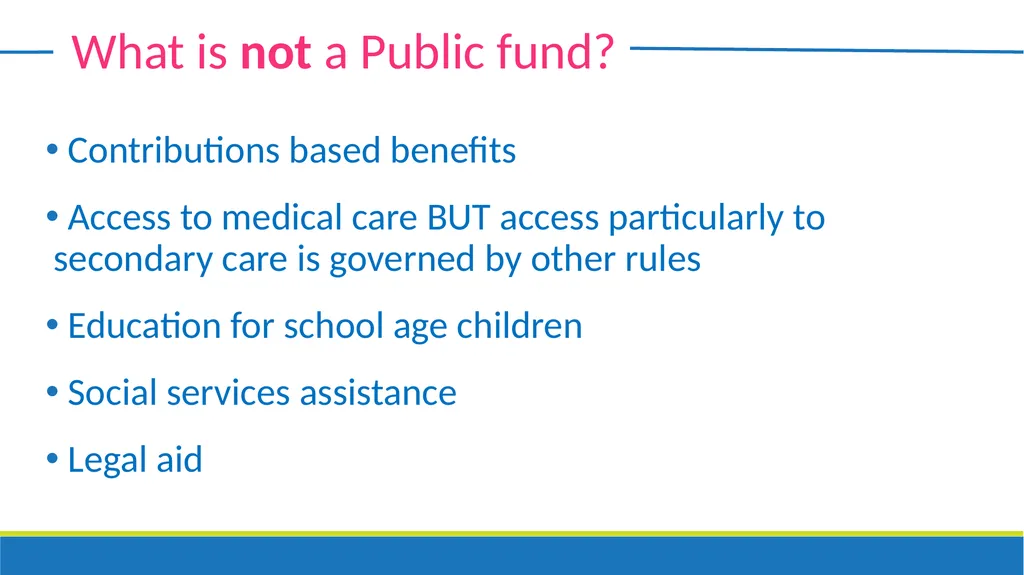 Undocumented migrants - Entitlements Bethan Lant - slide 5 of 19