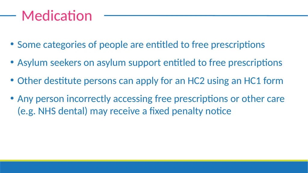 Undocumented migrants - Entitlements Bethan Lant - slide 18 of 19