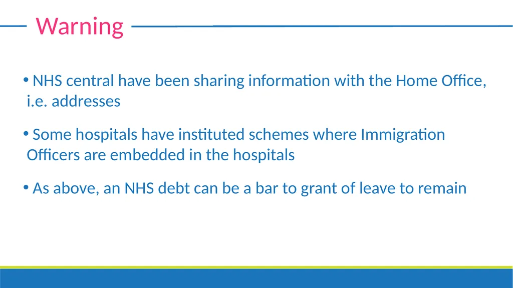 Undocumented migrants - Entitlements Bethan Lant - slide 19 of 19