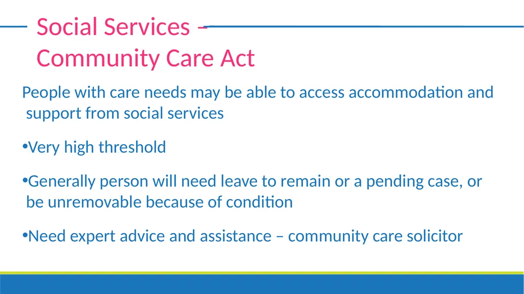 Undocumented migrants - Entitlements Bethan Lant - slide 10 of 19