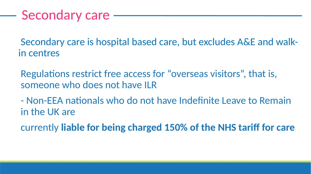 Undocumented migrants - Entitlements Bethan Lant - slide 12 of 19