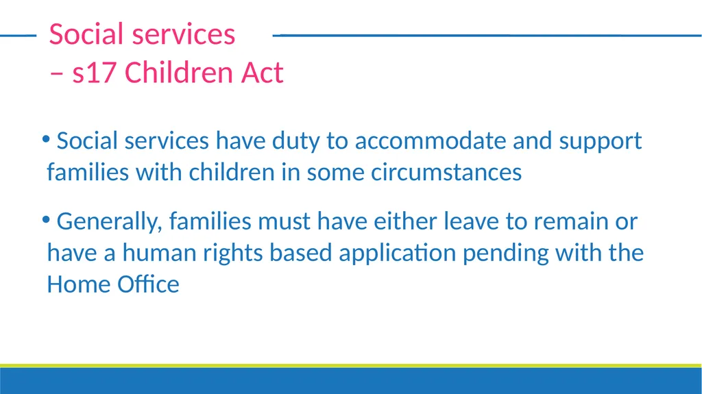 Undocumented migrants - Entitlements Bethan Lant - slide 8 of 19