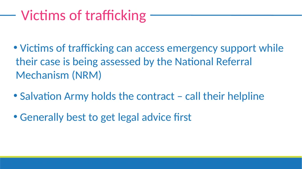 Undocumented migrants - Entitlements Bethan Lant - slide 7 of 19