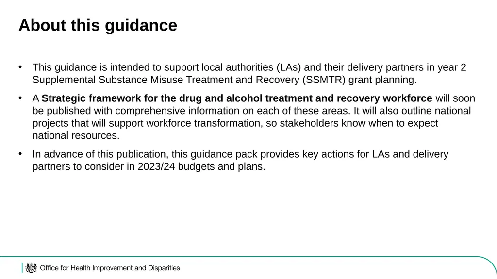 Workforce planning guidance: to support 23/24 - slide 2 of 20