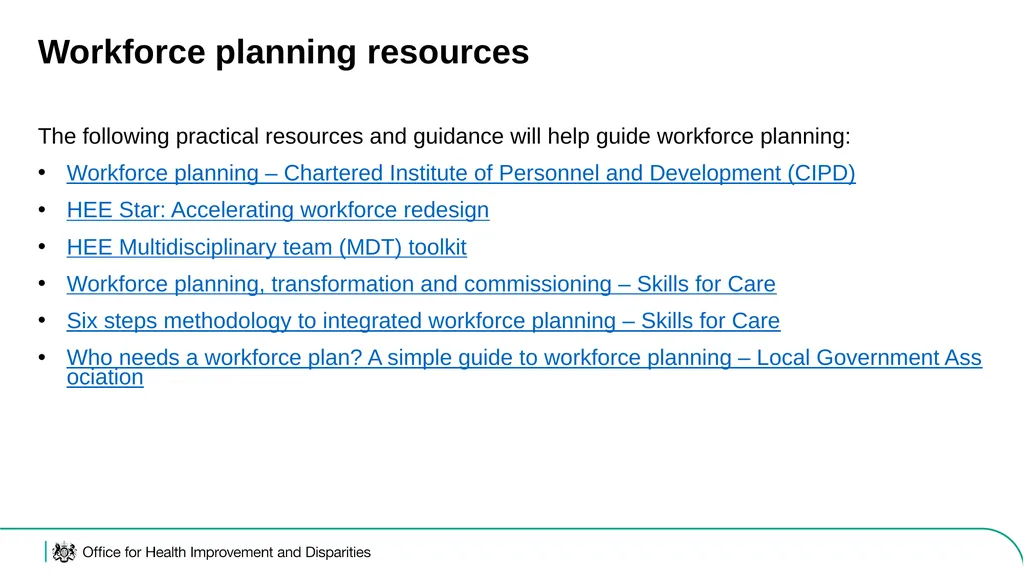Workforce planning guidance: to support 23/24 - slide 20 of 20