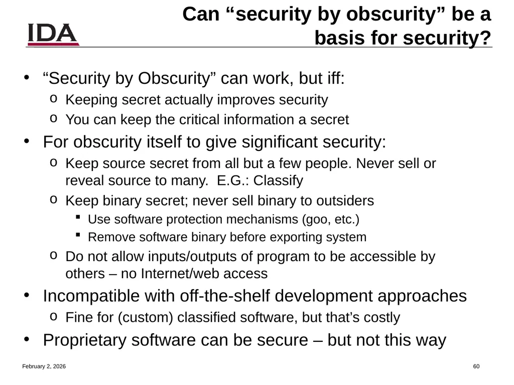 How to Open Source Dr. David A. Wheeler dwheeler @ - slide 60 of 82