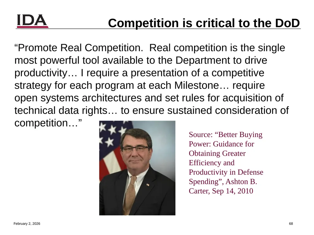 How to Open Source Dr. David A. Wheeler dwheeler @ - slide 68 of 82