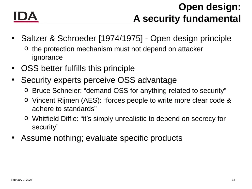 How to Open Source Dr. David A. Wheeler dwheeler @ - slide 14 of 82
