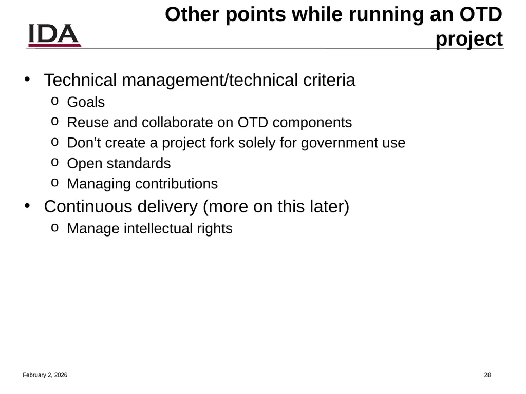 How to Open Source Dr. David A. Wheeler dwheeler @ - slide 28 of 82