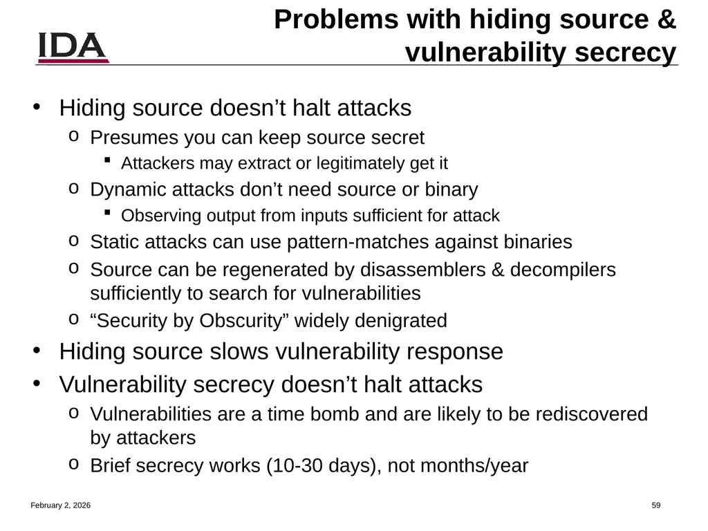 How to Open Source Dr. David A. Wheeler dwheeler @ - slide 59 of 82