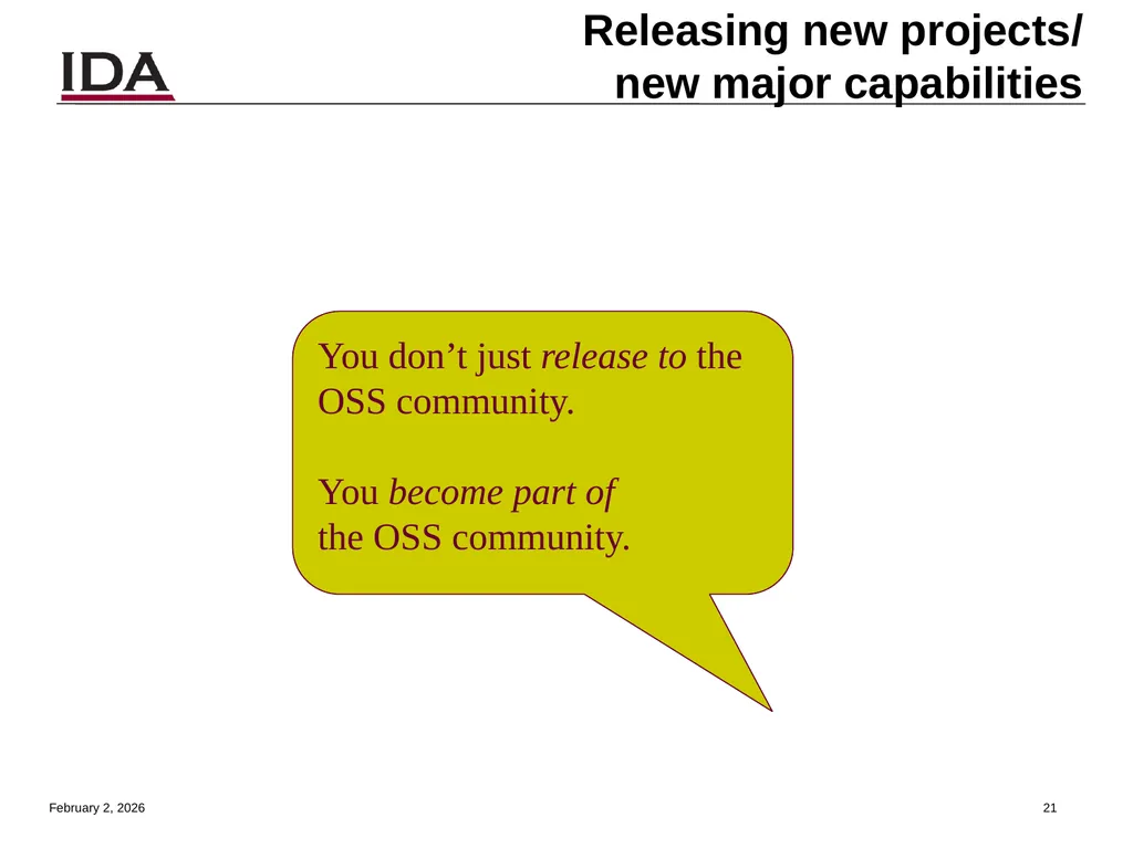 How to Open Source Dr. David A. Wheeler dwheeler @ - slide 21 of 82