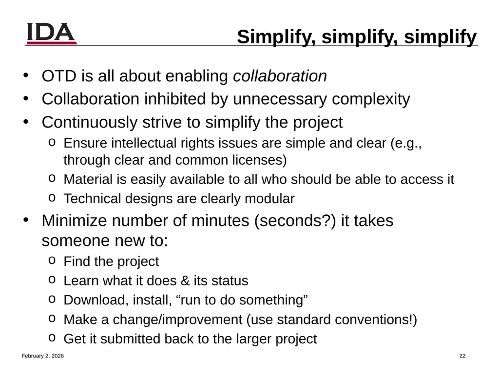 How to Open Source Dr. David A. Wheeler dwheeler @ - slide 22 of 82