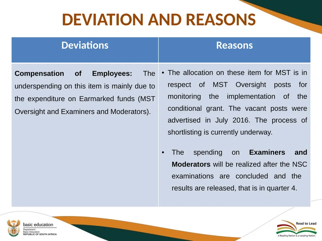 SECOND QUARTERLY REPORT ON THE PERFORMANCE OF THE - slide 78 of 89