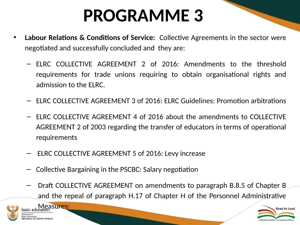 SECOND QUARTERLY REPORT ON THE PERFORMANCE OF THE - slide 30 of 89